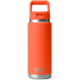 Yeti Rambler 26 oz Water Bottle w/Straw Cap, Papaya, 21071504847