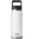 Yeti Rambler 26 oz Water Bottle w/Straw Cap, White, 21071504108