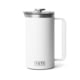 Yeti Rambler 34 oz French Press w/Twist-To-Lock French Press Lid, White, 21071501847