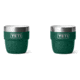 Yeti Rambler 4 oz Cup 2PK, Black Forest Green, 21071505845