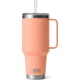 Yeti Rambler 42 oz Straw Mug w/Straw Lid, Lowcountry Peach, 21071505354