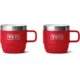 Yeti Rambler 6 oz Espresso Cup - 2 Pack, Rescue Red, 6 oz, 21071503793