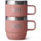 Yeti Rambler 6 oz Stackable Mug - 2 Pack, Sandstone Pink, 21071503327
