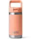 Yeti Rambler Jr. 12 oz Kids Water Bottle w/Straw Cap, Lowcountry Peach, 21071505349