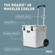 Yeti Roadie 48 Hard Cooler, White, 10048020000