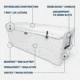Yeti Tundra 350 Hard Cooler, White, 10350020000