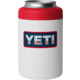 Yeti Rambler 12 oz Colster 2.0 Can Cooler, White/Rescue Red/Badge, 21071508954