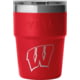 Yeti Rambler 16 oz Stackable Cup - NCAA Wisconsin, Rescue Red, 28000009708