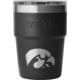 Yeti Rambler 16 oz Stackable Cup - NCAA Iowa, Black, 28100006557