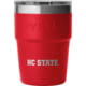 Yeti Rambler 16 oz Stackable Cup - NCAA NC State, Rescue Red, 28100006657