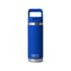Yeti Rambler 18 oz Water Bottle w/Straw Cap, Royal Blue, 21071507791