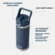 Yeti Rambler 18 oz Water Bottle w/Straw Cap