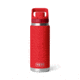Yeti Rambler 26 oz Water Bottle w/ Flip Chug Cap, Rescue Red, 21071507034