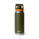 Yeti Rambler 26 oz Water Bottle w/ Flip Chug Cap, Olive/King Crab Orange, 21071508519
