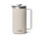 Yeti Rambler 34 oz French Press w/Twist-To-Lock French Press Lid, Cape Taupe, 21071503611