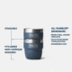 Yeti Rambler 4 oz Stackable Espresso Cups w/Durasip Ceramic Lining