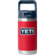 Yeti Rambler Jr. 12 oz Kids Water Bottle w/Straw Cap, Rescue Red/Navy/Badge, 21071508685