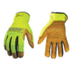 Youngstown Glove Company Safety Lime Hybrid Plus with Kevlar, Lime/Tan, Small 12-3190-10-S