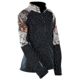 Yukon Gear Ladies Windproof Soft Shell Jacket, Winter/Black, Medium 121628