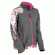 Yukon Gear Womens Soft Shell Jacket, Mossy Oak Pink/Grey Medium WSSJW-PN-M
