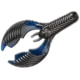 Yum Craw Chunk Bait, 8 Pack, 2.75in, Black Blue Shadow, YCCK2143