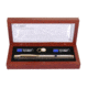 Z-Bolt Green Laser Pointer - Premium Gift, Chrome/Brass, BTG-6-PCB