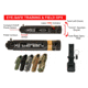 Z-Bolt Infrared Dot Laser Designator, Civilian Legal, 1.000 Meter Range,FDA CLASS 1, Coyote Brown, MARK-1ir-CB