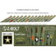 Z-Bolt Military Pride Laser Pointer, Green, 3rd Infantry Division Rick of the Marne, Emerald Green, MBP-5-ARMY-3rdID