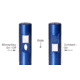 Z-Bolt The Duet Laser Pointer Kit, 3x Duets, Multi-Color Kit - Emerald, Sapphire, Ruby, Tri-Color, Small, DUET-TRI-KIT