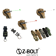 Z-Bolt Tri-Band Laser Kit - 1X FDA Legal Infrared Dot, 1X Green Dot, 1X Red Dot, Ranger Green, TRI-BAND-KIT-RG-XT