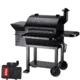 Z Grills 10002B 8-in-1 Wood Pellet Grill, BBQ &amp; Smoker, Black, 54x29x53, ZPG-10002B