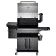 Z Grills 1000E 8-in-1 Wood Pellet Grill, BBQ &amp; Smoker, Black/Silver, 54x25x53in, ZPG-1000E