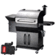 Z Grills 1000E 8-in-1 Wood Pellet Grill, BBQ &amp; Smoker, Black/Silver, 54x25x53in, ZPG-1000E