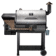 Z Grills 7002E 8-in-1 Wood Pellet Grill, BBQ &amp; Smoker, Black/Silver, 48x22x51, ZPG-7002E