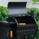 Z Grills ZPG-550B2 Wood Pellet Grill &amp; Smoker, Black, Medium, ZPG-550B2