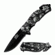 Z-Hunter 4.5in. Grey Skull Knife, Grey MU A001GYSC