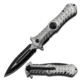 Z-Hunter 4.5in. Silver Biohazard Logo ZB 003S