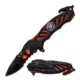 Z-Hunter Folding Blade, 3.5in, Stainless Steel Blade, Black Aluminum Handle ZB-160OR