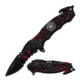 Z-Hunter Folding Blade, 3.5in, Stainless Steel Blade, Black Aluminum Handle ZB-160RD