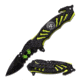 Z-Hunter Folding Blade, 3.5in, Stainless Steel Blade, Black Aluminum Handle ZB-160ZG