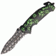 Z-Hunter Laser Skull A/O Rescue Black Knife ZB052BKG