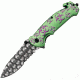 Z-Hunter Laser Skull A/O Rescue Green Knife ZB052GNP
