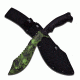 Z-Hunter Machete, 15in, Stainless Steel Blade, Black Rubber Wrapped Half Tang Constructed Handle ZB-117GN