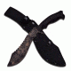 Z-Hunter Machete, 15in, Stainless Steel Blade, Black Rubber Wrapped Half Tang Constructed Handle ZB-117TN