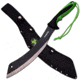 Z-Hunter Machete, 2.5in, Stainless Steel Blade, Black And Green Nylon Fiber And Rubber Handle ZB-130