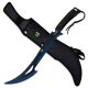 Z-Hunter Machete, 23.75in, Stainless Steel Blade, Black Cord Wrapped Stainless Steel Handle, ZB-020BL
