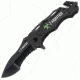 Z-Hunter Rescue Linerlock A/O Black Knife ZB018BK