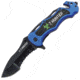 Z-Hunter Rescue Linerlock A/O Blue Knife ZB018BL