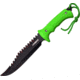 Z-Hunter Sawback Fixed Blade Green Fixed Blade Knife, 7.75in, Sawback, Green Handle ZB101