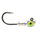 Z-man Diezel Eye Jighead, 1/2 oz, 6/0, 2 Pack, Chartreuse, DE6012-03PK2